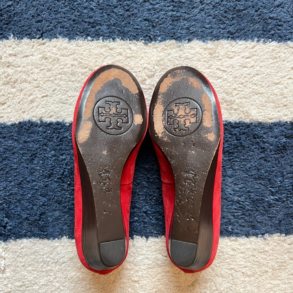 Tory Burch Shoes Wedge Heels Size 7.5 - Picture 6 of 7